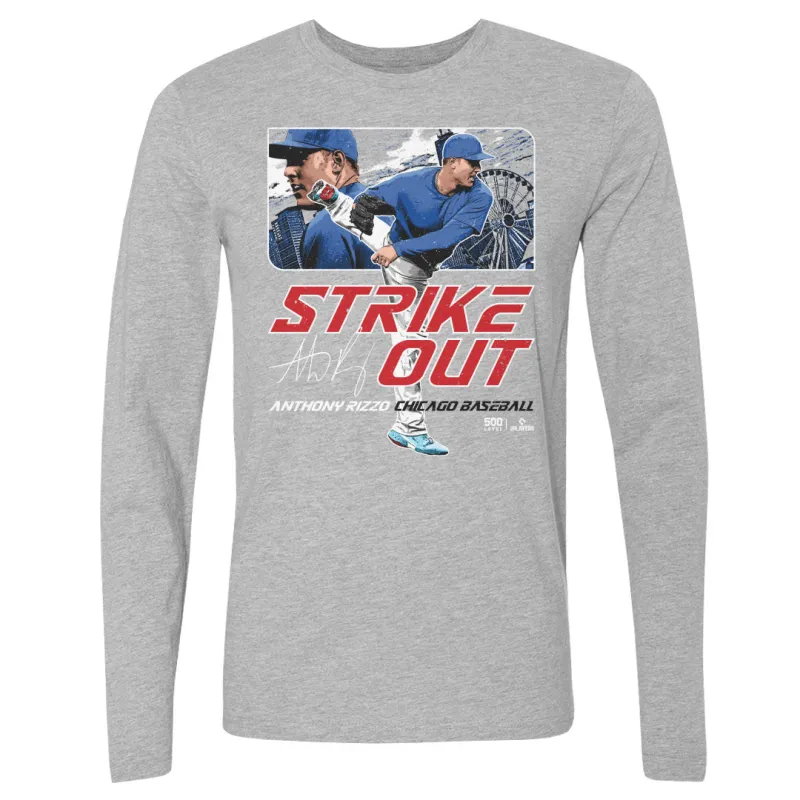 Anthony Rizzo Chicago C Strikeout WHT sold by 500 Level