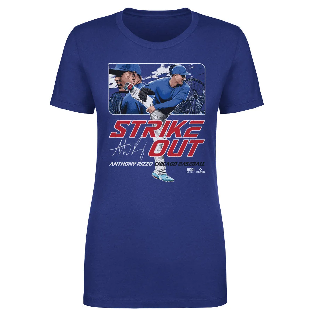Anthony Rizzo Chicago C Strikeout WHT sold by 500 Level product image thumbnail 2