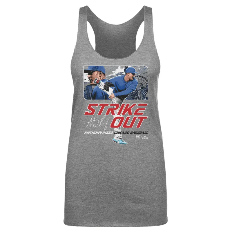 Anthony Rizzo Chicago C Strikeout WHT made by 500 Level