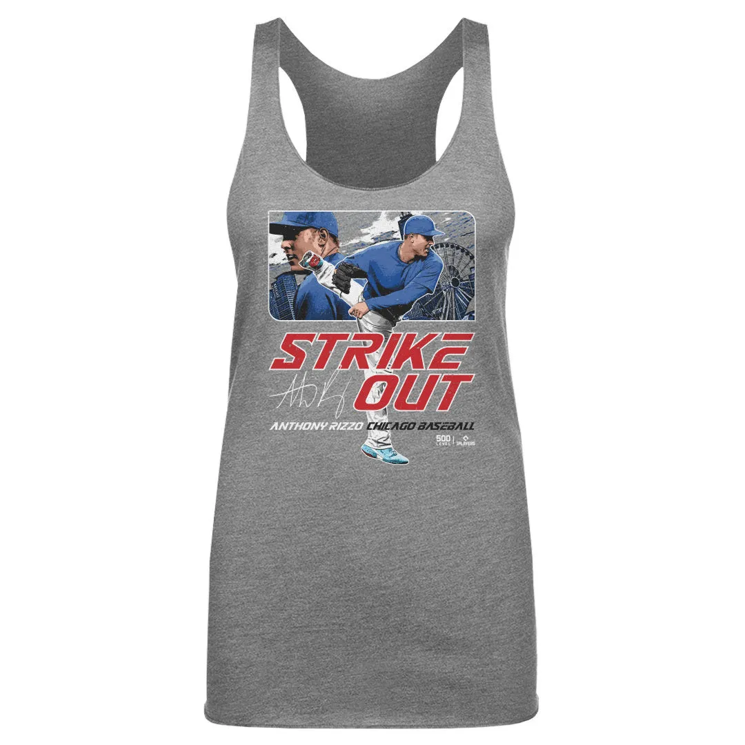 Anthony Rizzo Chicago C Strikeout WHT sold by 500 Level