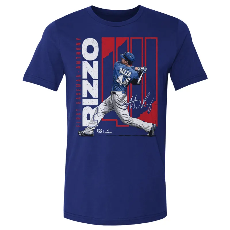 Anthony Rizzo Chicago C Stretch WHT sold by 500 Level