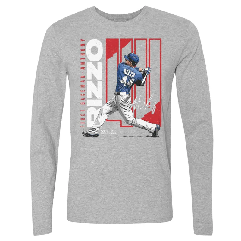 Anthony Rizzo Chicago C Stretch WHT sold by 500 Level