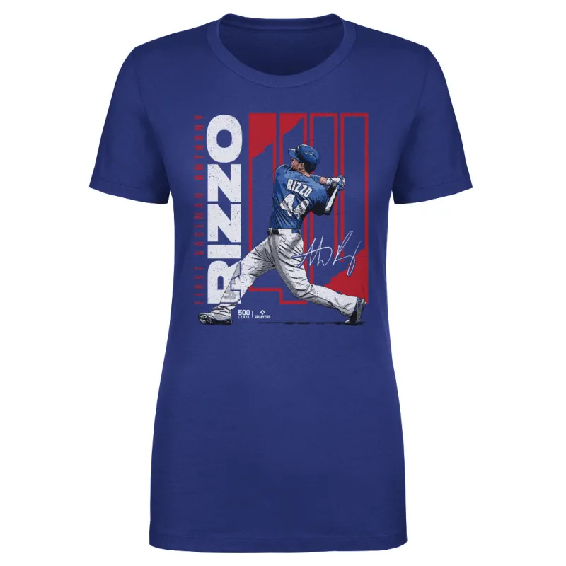Anthony Rizzo Chicago C Stretch WHT sold by 500 Level