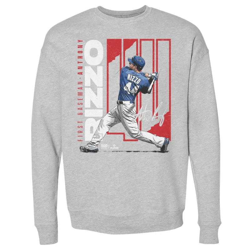 Anthony Rizzo Chicago C Stretch WHT sold by 500 Level