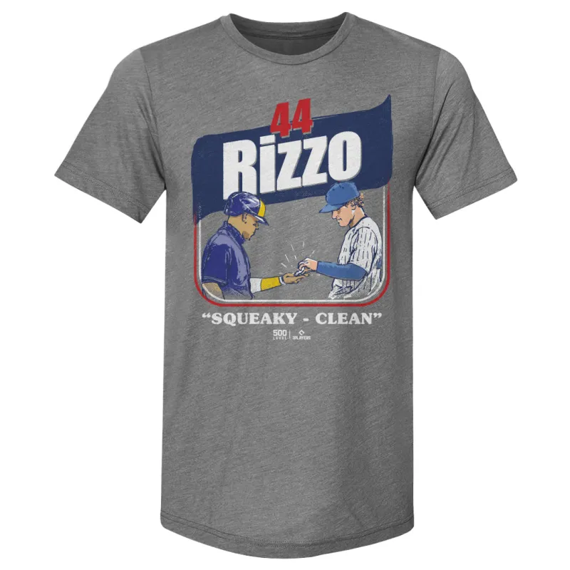 Anthony Rizzo Chicago C Squeaky-Clean WHT sold by 500 Level
