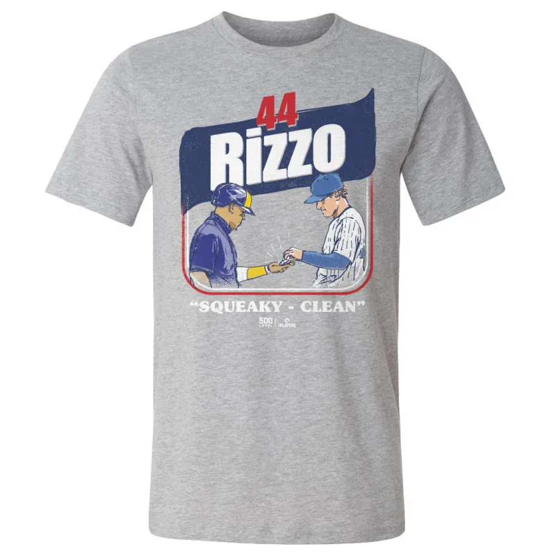 Anthony Rizzo Chicago C Squeaky-Clean WHT sold by 500 Level