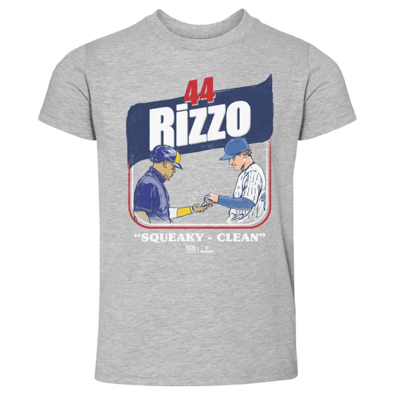 Anthony Rizzo Chicago C Squeaky-Clean WHT sold by 500 Level