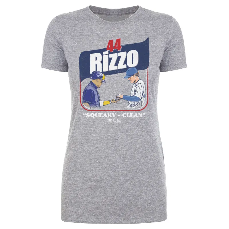 Anthony Rizzo Chicago C Squeaky-Clean WHT sold by 500 Level
