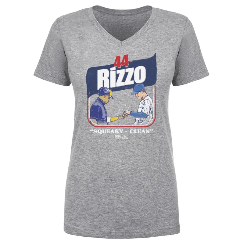 Anthony Rizzo Chicago C Squeaky-Clean WHT sold by 500 Level