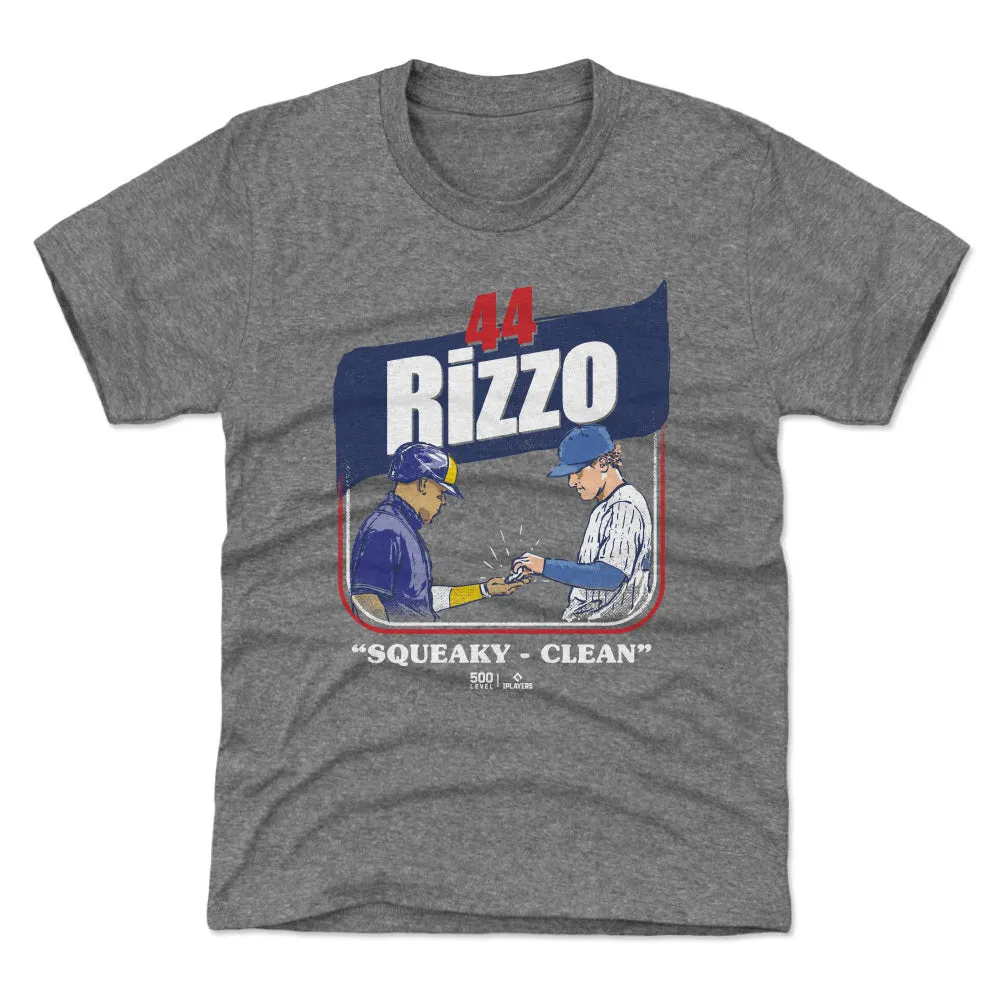 Anthony Rizzo Chicago C Squeaky-Clean WHT sold by 500 Level