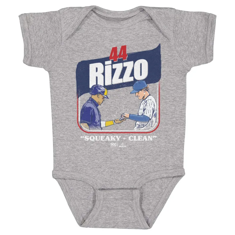 Anthony Rizzo Chicago C Squeaky-Clean WHT sold by 500 Level
