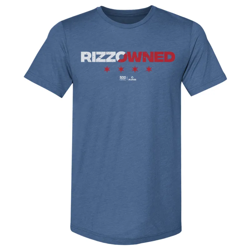 Anthony Rizzo Chicago C RizzOwned WHT sold by 500 Level