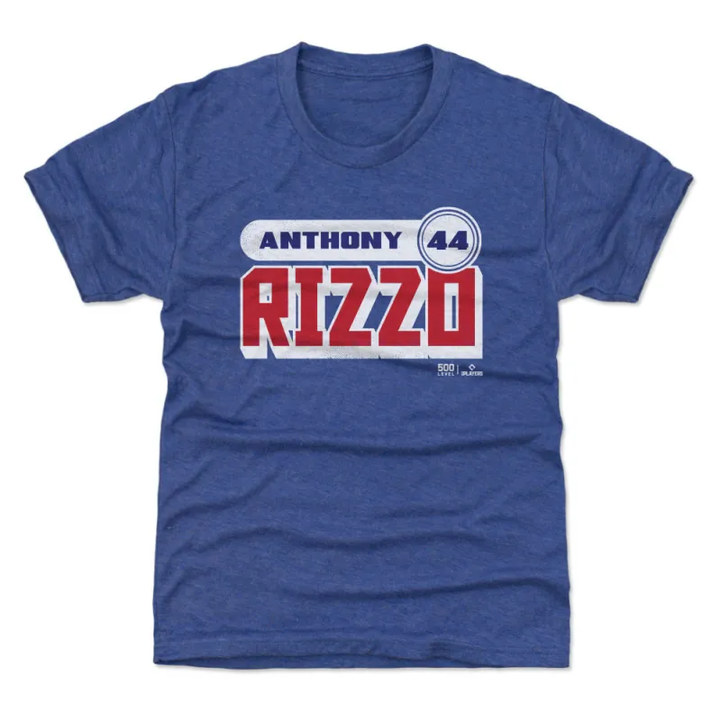 Anthony Rizzo Chicago C Retro Font WHT sold by 500 Level