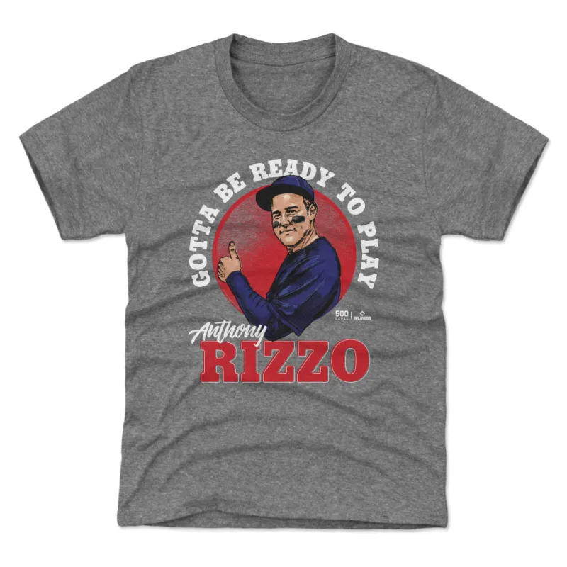 Anthony Rizzo Chicago C Ready To Play W WHT sold by 500 Level