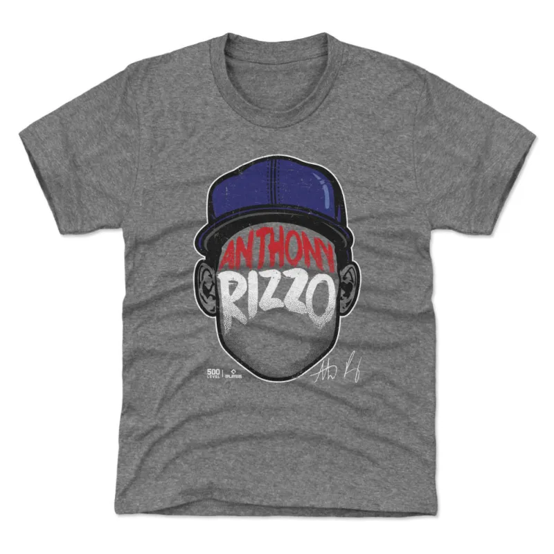 Anthony Rizzo Chicago C Player Silhouette WHT sold by 500 Level