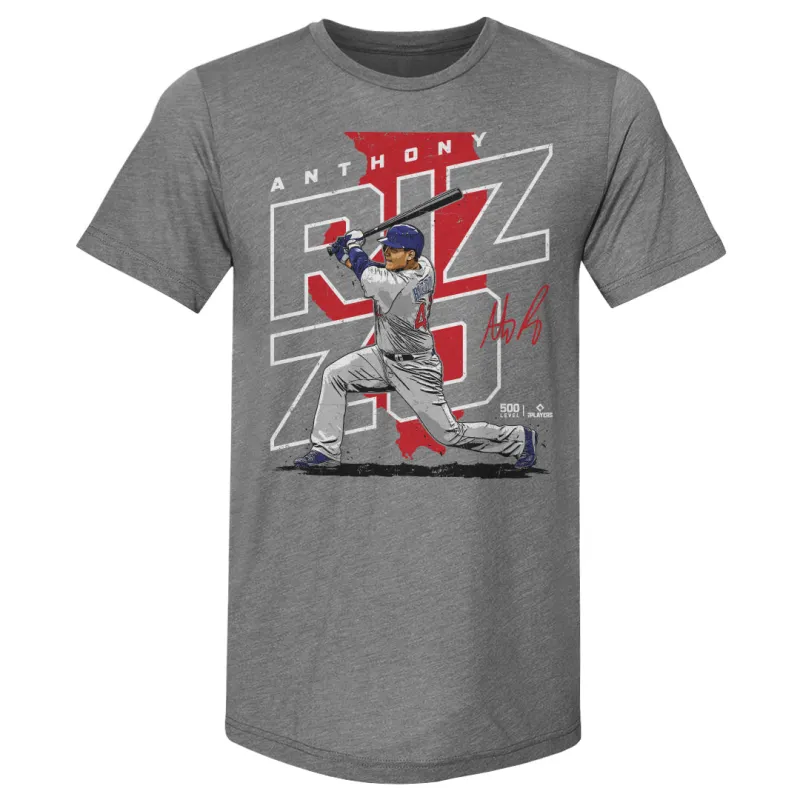 Anthony Rizzo Chicago C Player Map WHT sold by 500 Level