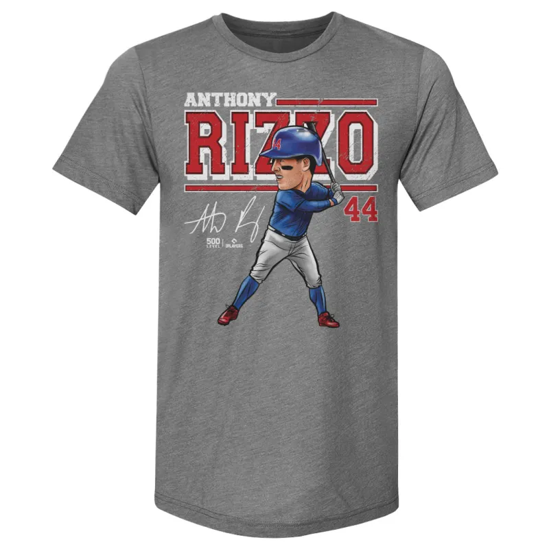 Anthony Rizzo Chicago C Cartoon WHT sold by 500 Level