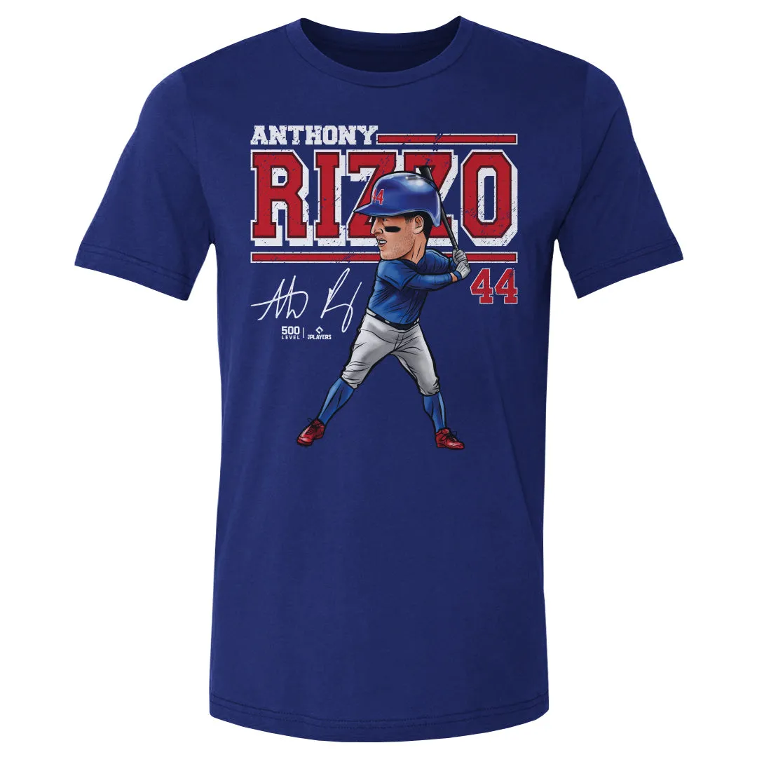 Anthony Rizzo Chicago C Cartoon WHT sold by 500 Level