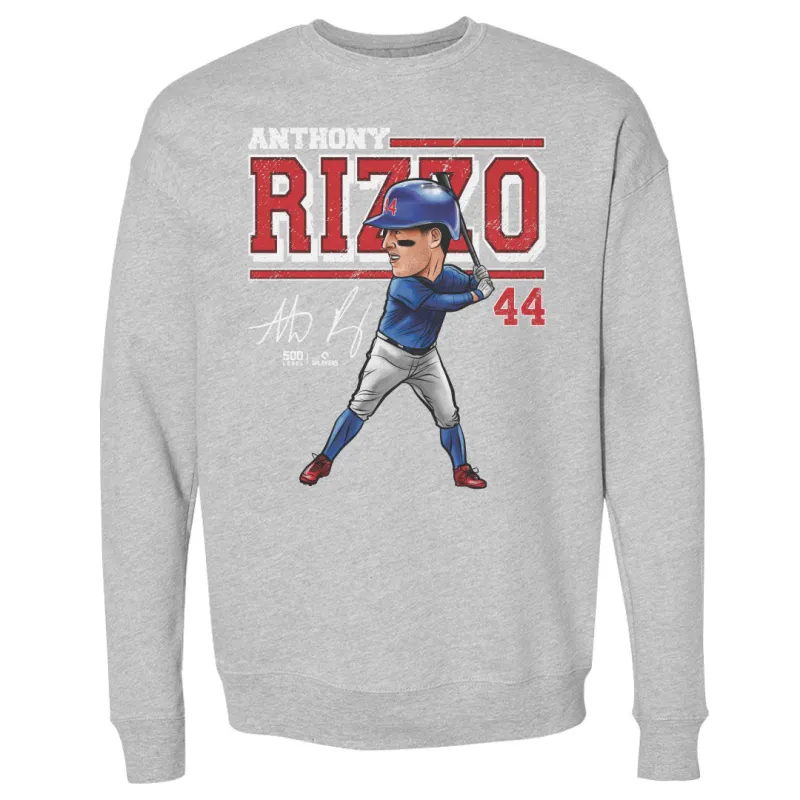 Anthony Rizzo Chicago C Cartoon WHT sold by 500 Level