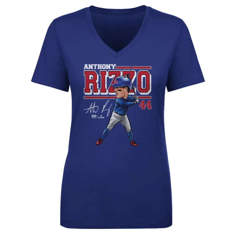 Anthony Rizzo Chicago C Cartoon WHT sold by 500 Level
