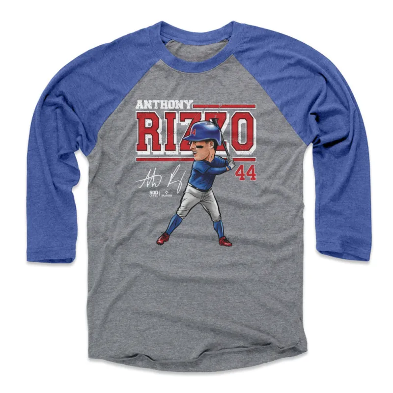 Anthony Rizzo Chicago C Cartoon WHT sold by 500 Level
