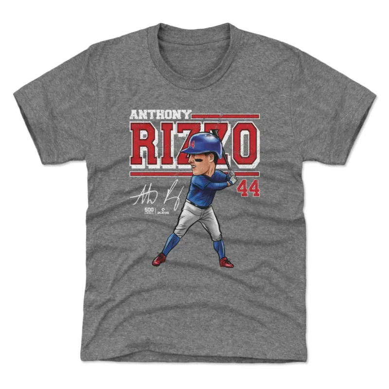 Anthony Rizzo Chicago C Cartoon WHT sold by 500 Level