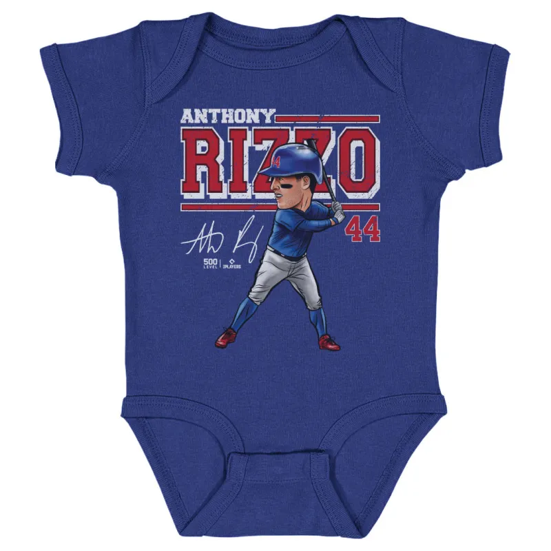 Anthony Rizzo Chicago C Cartoon WHT sold by 500 Level