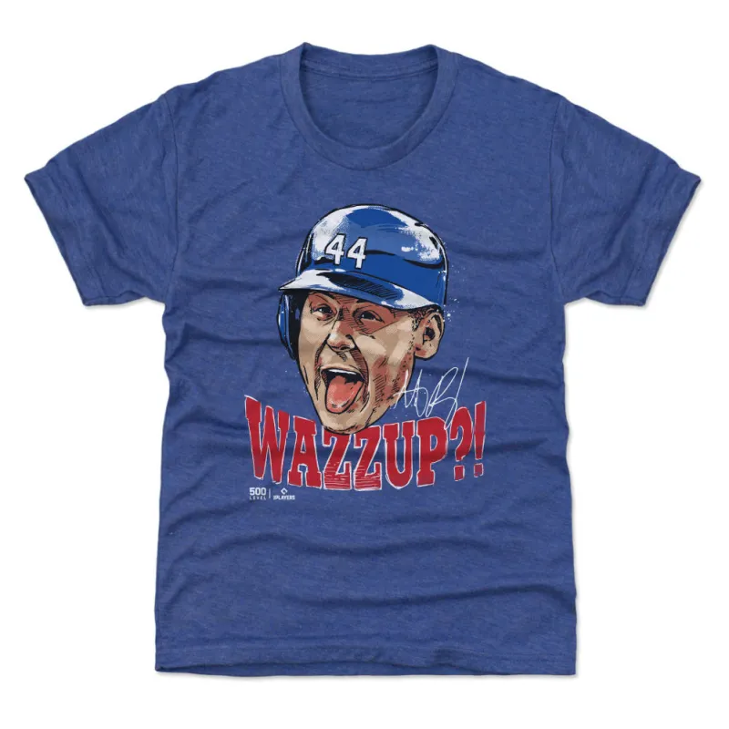 Anthony Rizzo Chicago C Wazzup WHT sold by 500 Level