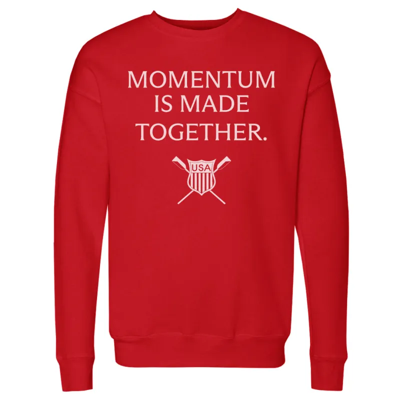 USRowing Momentum Is Made Together WHT sold by 500 Level