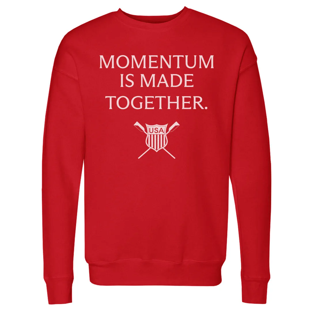 USRowing Momentum Is Made Together WHT sold by 500 Level