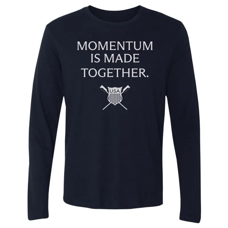 USRowing Momentum Is Made Together WHT sold by 500 Level