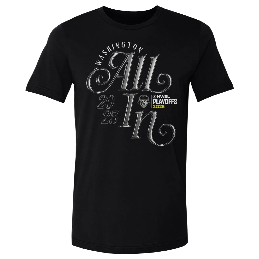 Washington Spirit NWSL Playoff All In 2025 WHT sold by 500 Level