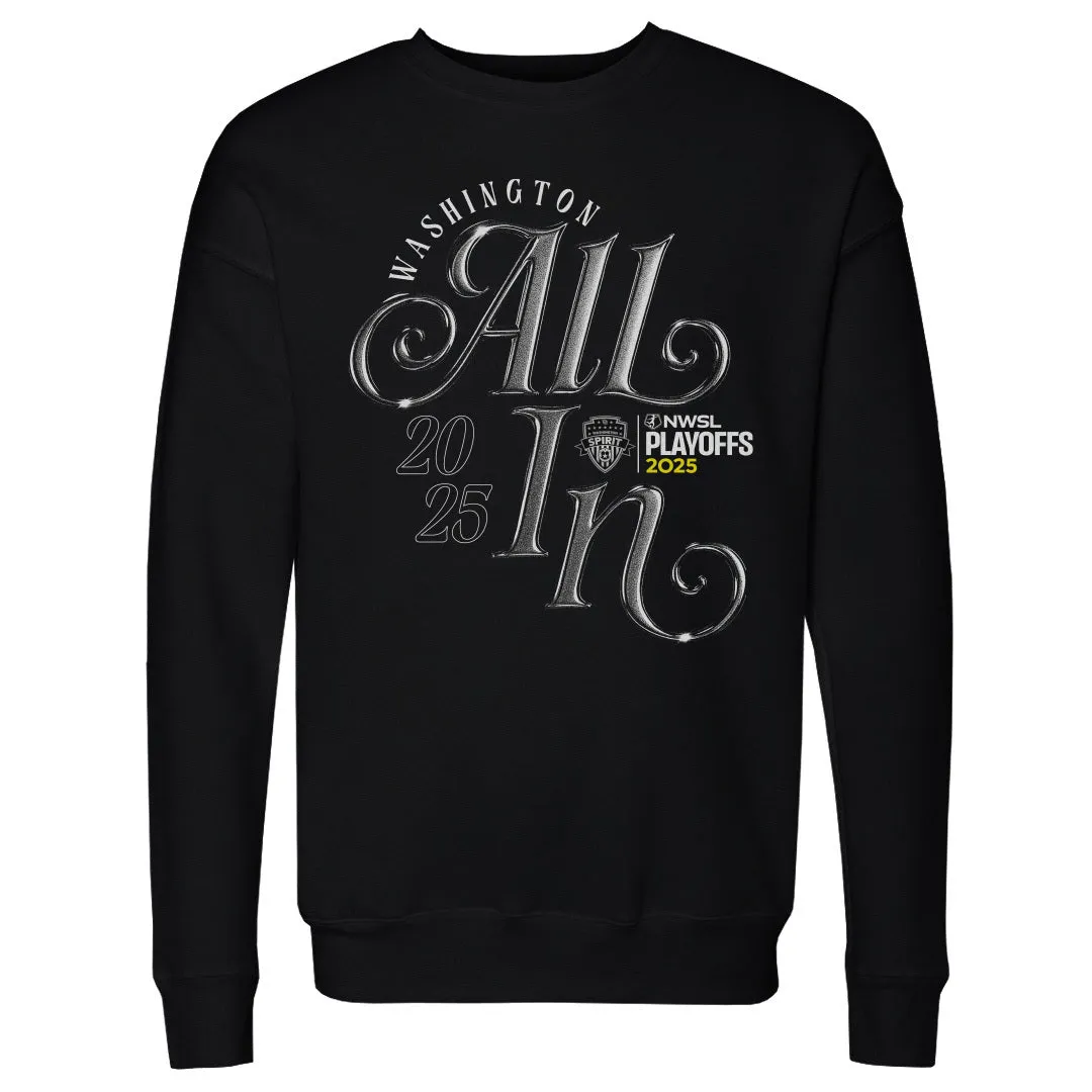 Washington Spirit NWSL Playoff All In 2025 WHT sold by 500 Level