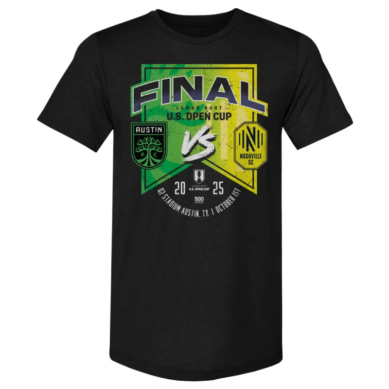 U.S. Open Cup 2025 Austin FC Vs. Nashville SC WHT sold by 500 Level