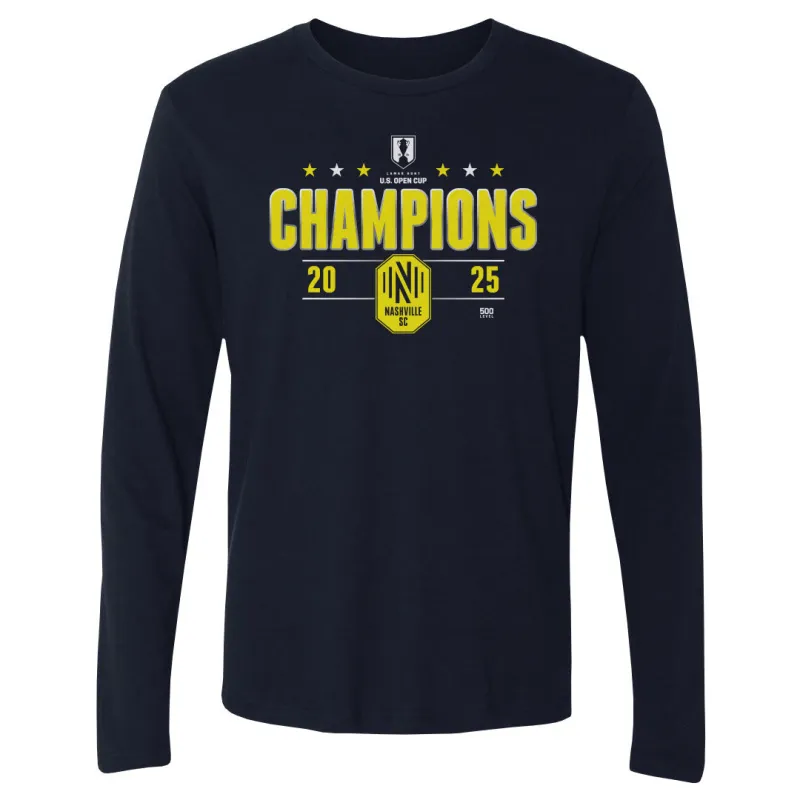 U.S. Open Cup 2025 Nashville SC Champions WHT made by 500 Level