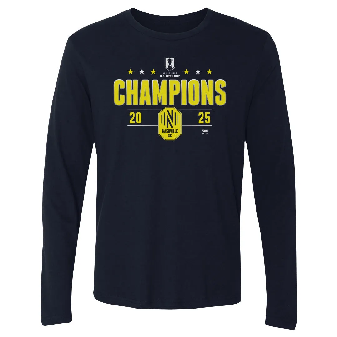 U.S. Open Cup 2025 Nashville SC Champions WHT sold by 500 Level