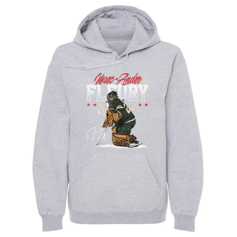 Marc-Andre Fleury Minnesota Triangle Name WHT sold by 500 Level