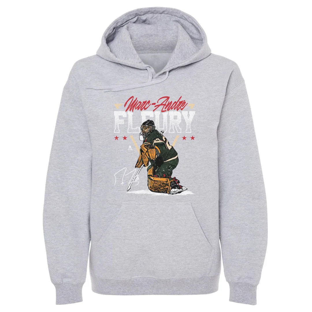 Marc-Andre Fleury Minnesota Triangle Name WHT sold by 500 Level