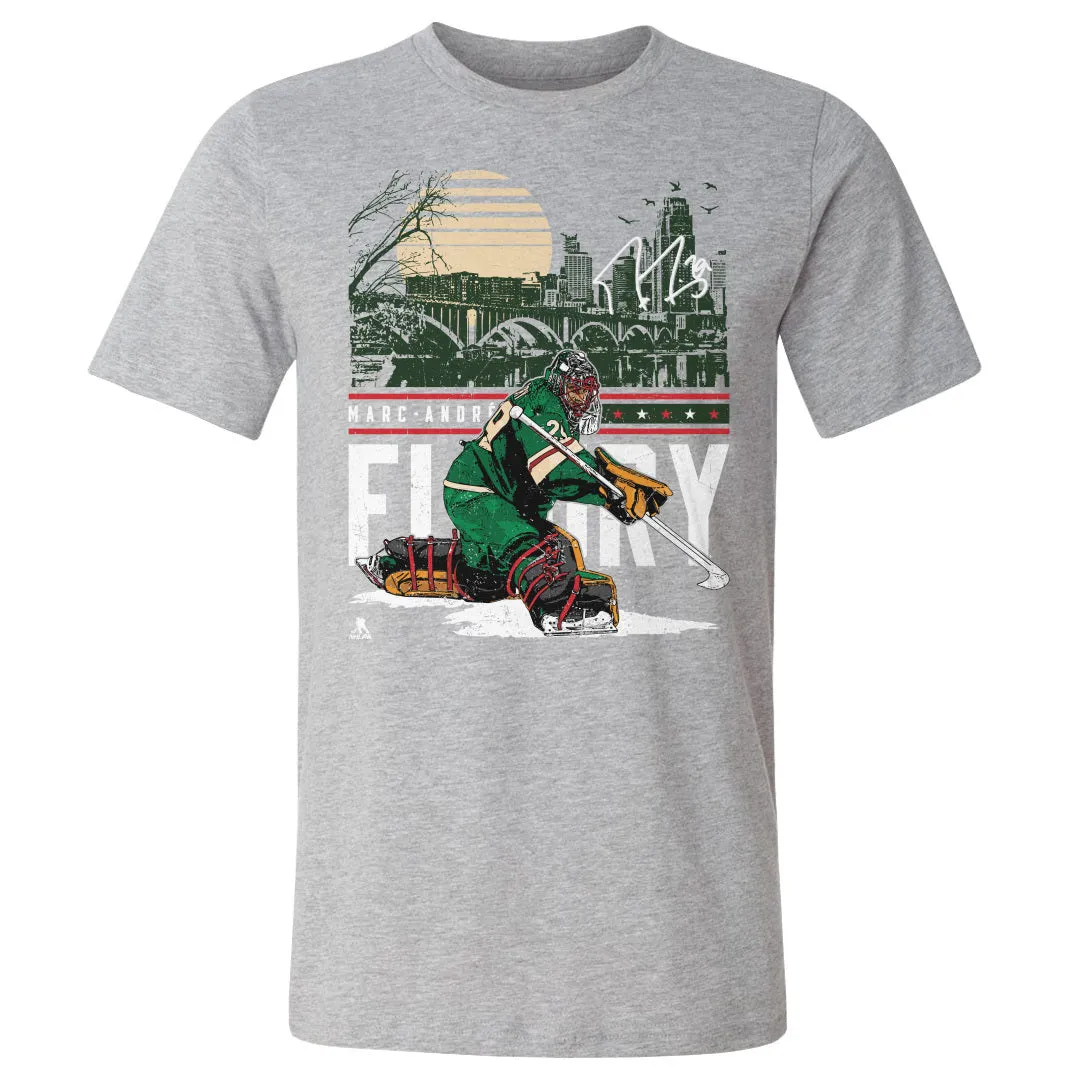 Marc-Andre Fleury Minnesota City Skyline WHT sold by 500 Level