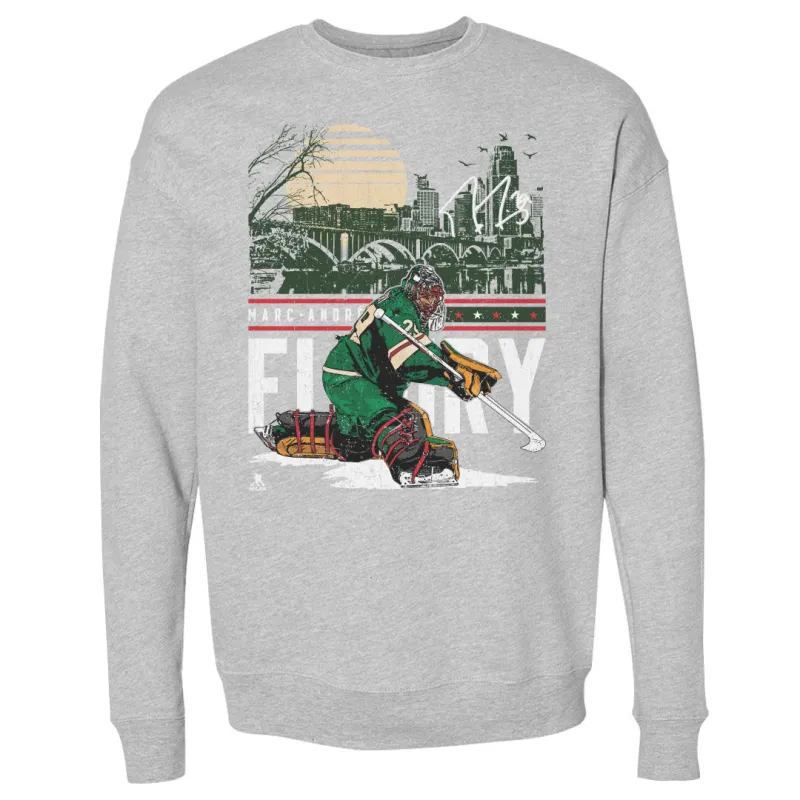 Marc-Andre Fleury Minnesota City Skyline WHT sold by 500 Level