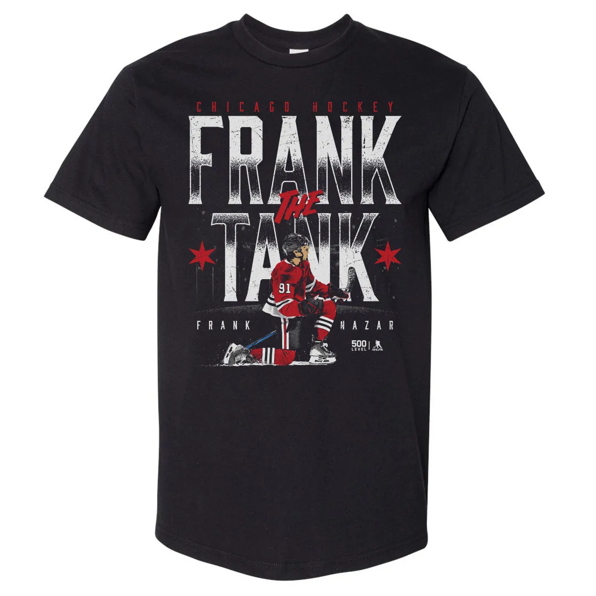 Frank Nazar Chicago Frank The Tank WHT sold by 500 Level