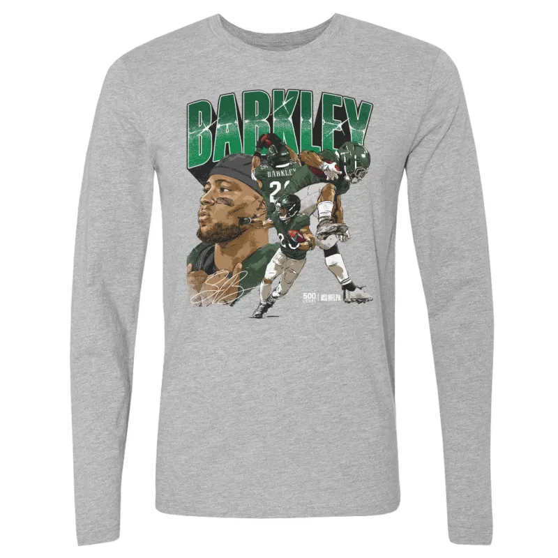 Saquon Barkley Philadelphia Collage WHT sold by 500 Level