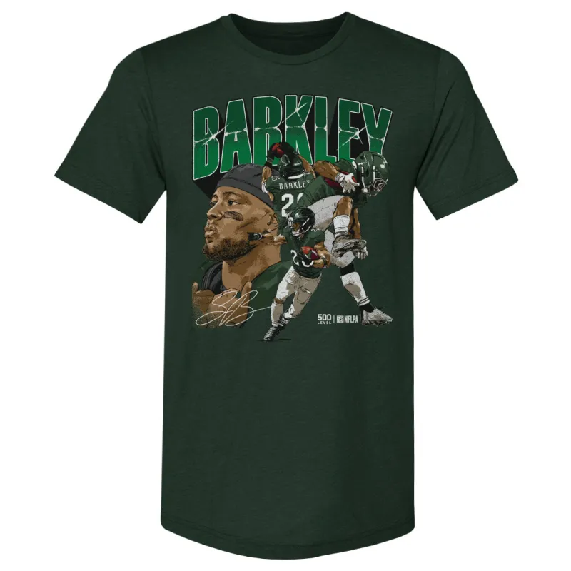 Saquon Barkley Philadelphia Collage WHT sold by 500 Level