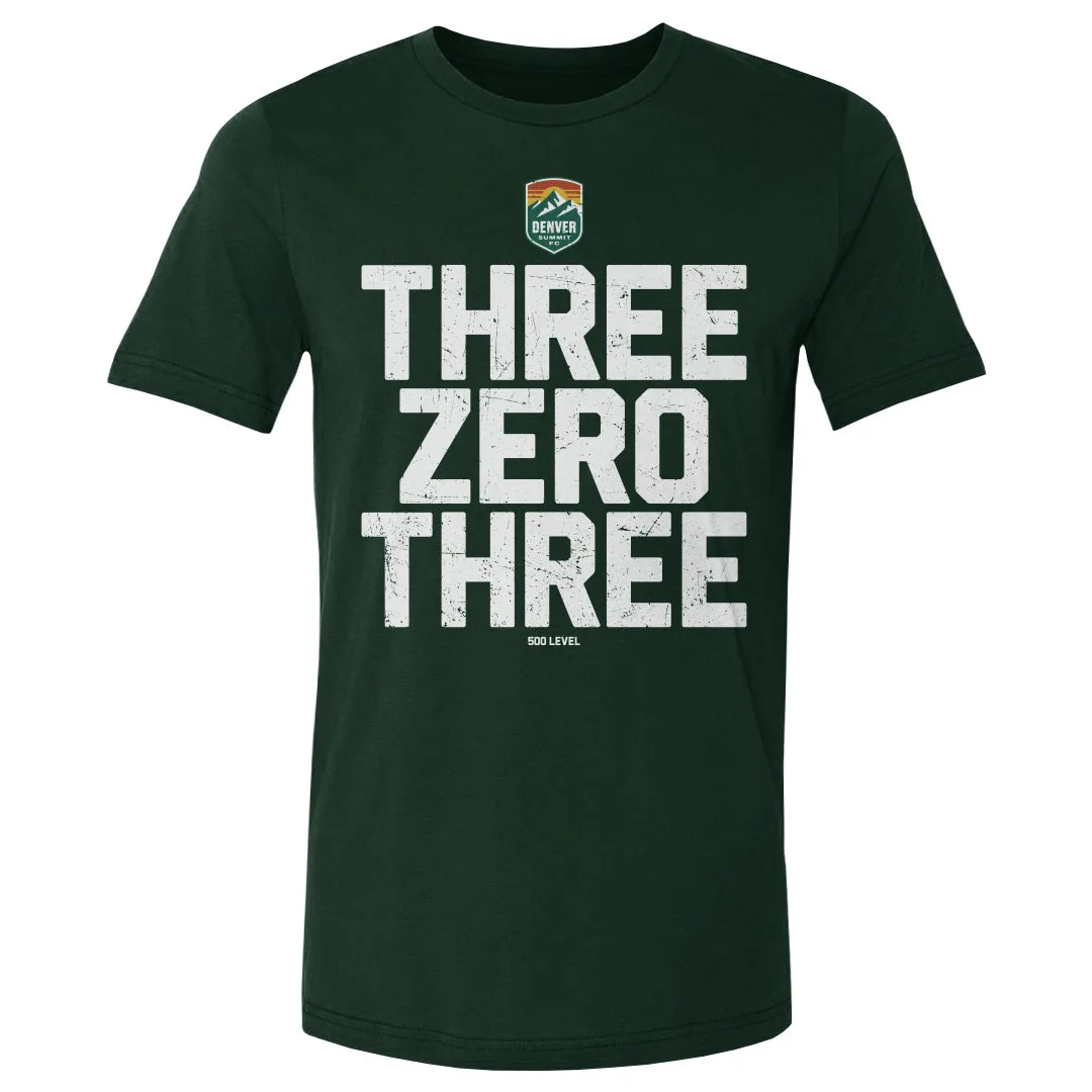 Denver Summit FC Area Code Text WHT sold by 500 Level