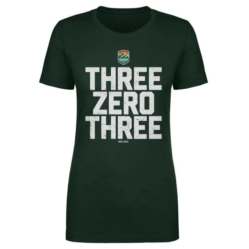 Denver Summit FC Area Code Text WHT sold by 500 Level