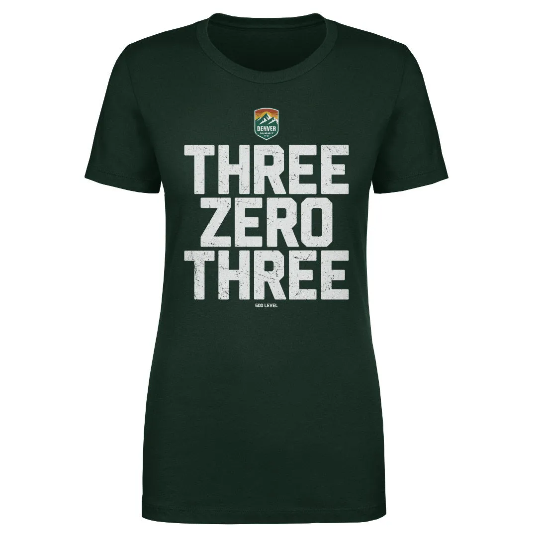 Denver Summit FC Area Code Text WHT sold by 500 Level