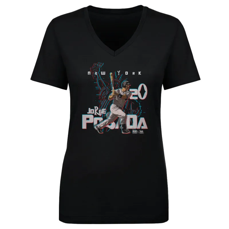 Jorge Posada New York Y 3D Graphic WHT sold by 500 Level