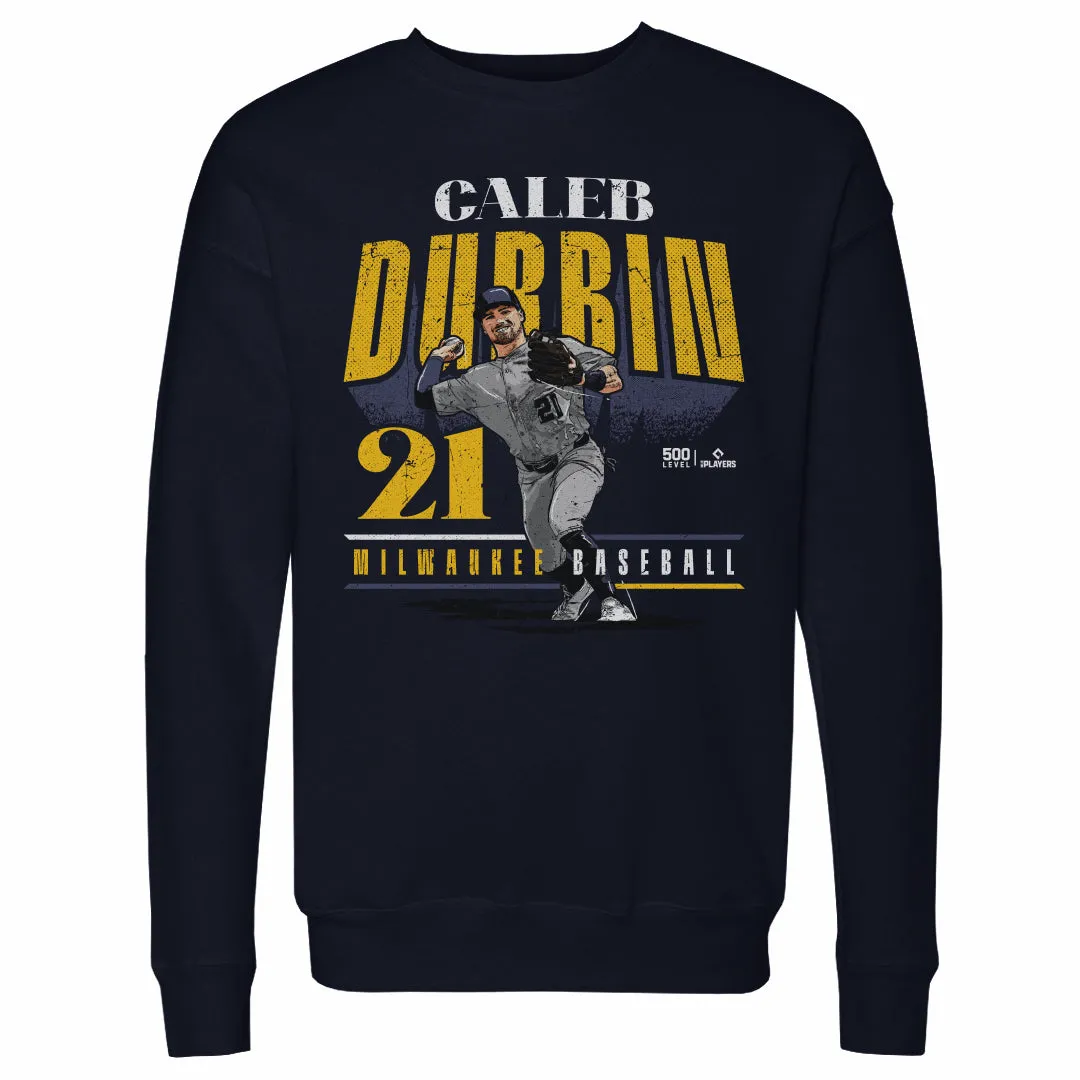 Caleb Durbin Milwaukee Player Name WHT sold by 500 Level