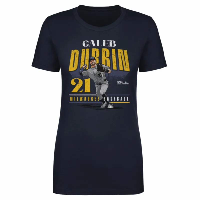 Caleb Durbin Milwaukee Player Name WHT sold by 500 Level
