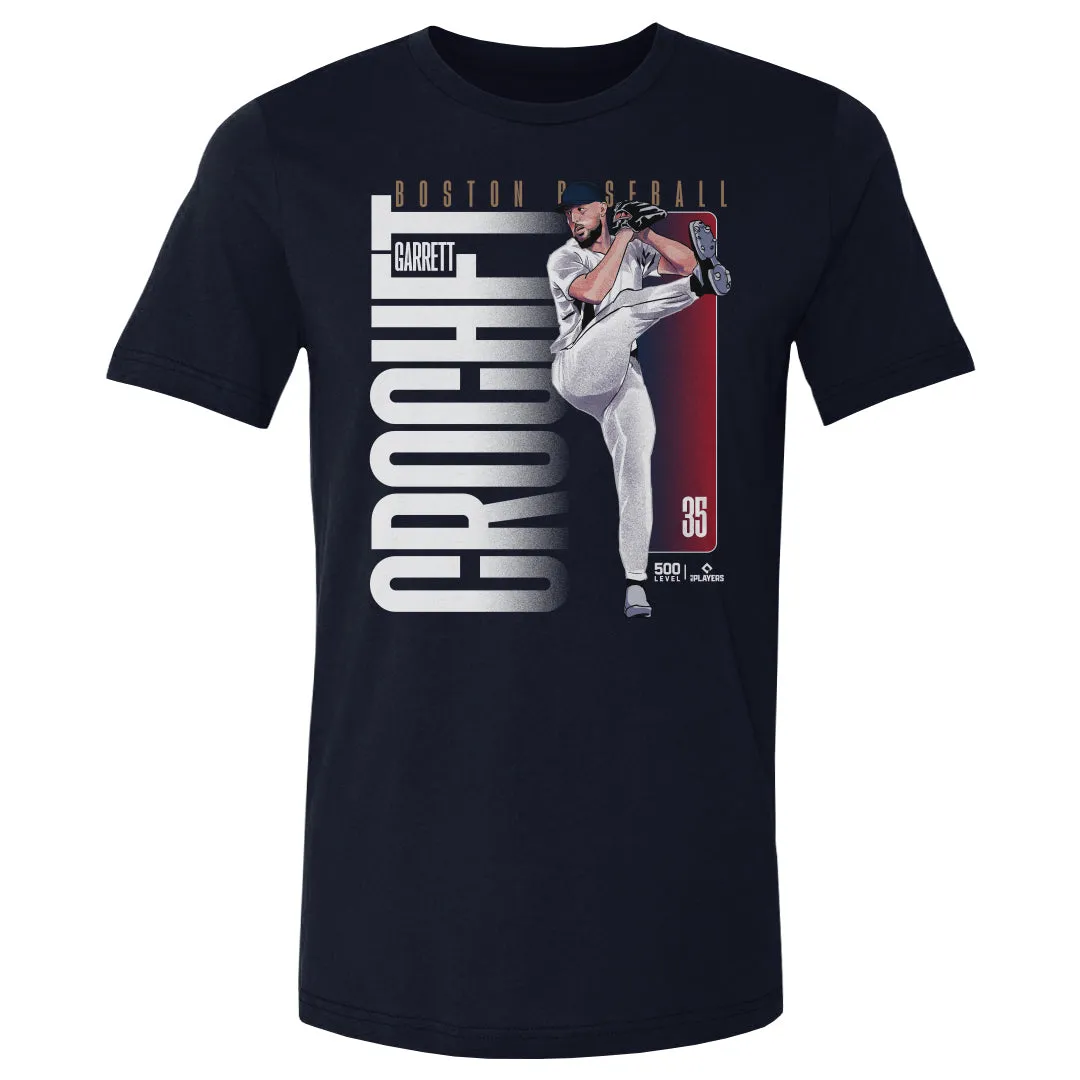 Garrett Crochet Boston Vertical Name WHT sold by 500 Level